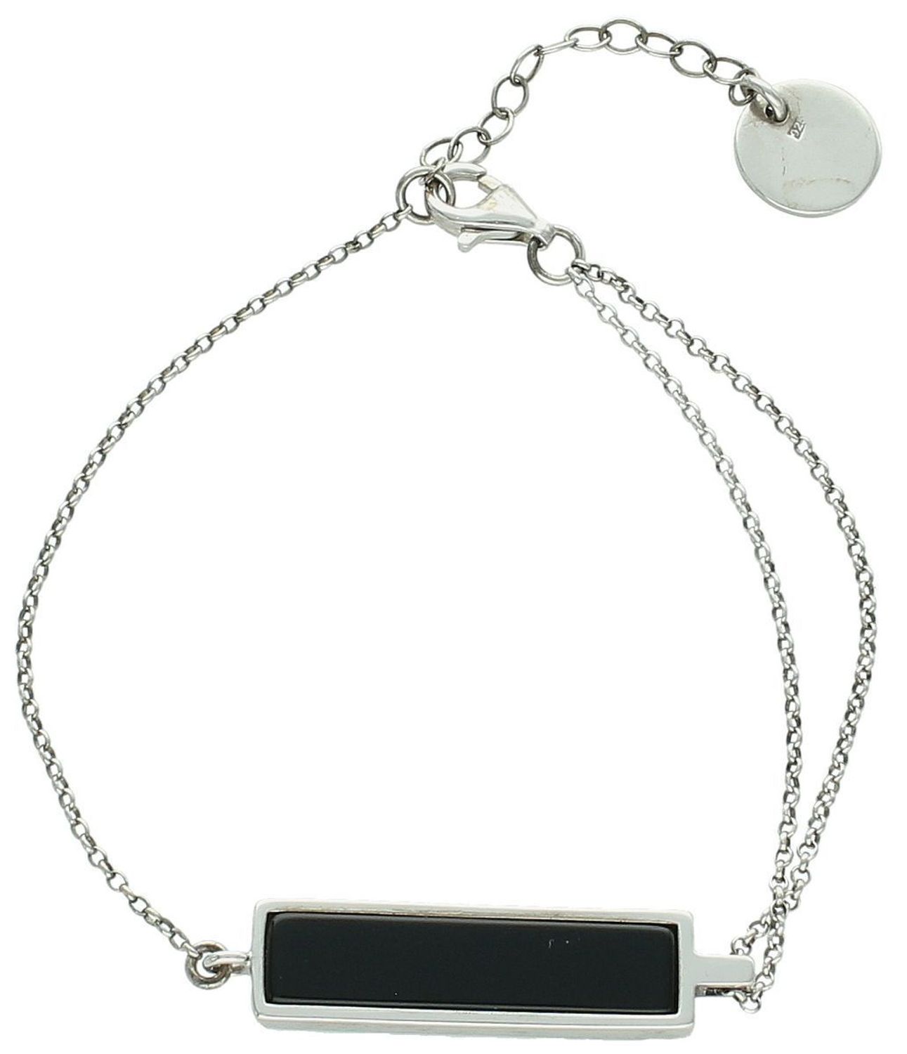 Bransoleta ✓ z kolekcji Art Deco srebrna prostokąt z onyksem DZB185ONXR ✓ Srebrna bransoletka ✓ Bransoletka z zawieszką ✓ Kurier 24h ✓ Gwarancja najniższej ceny ✓ Zapraszamy!1.jpg